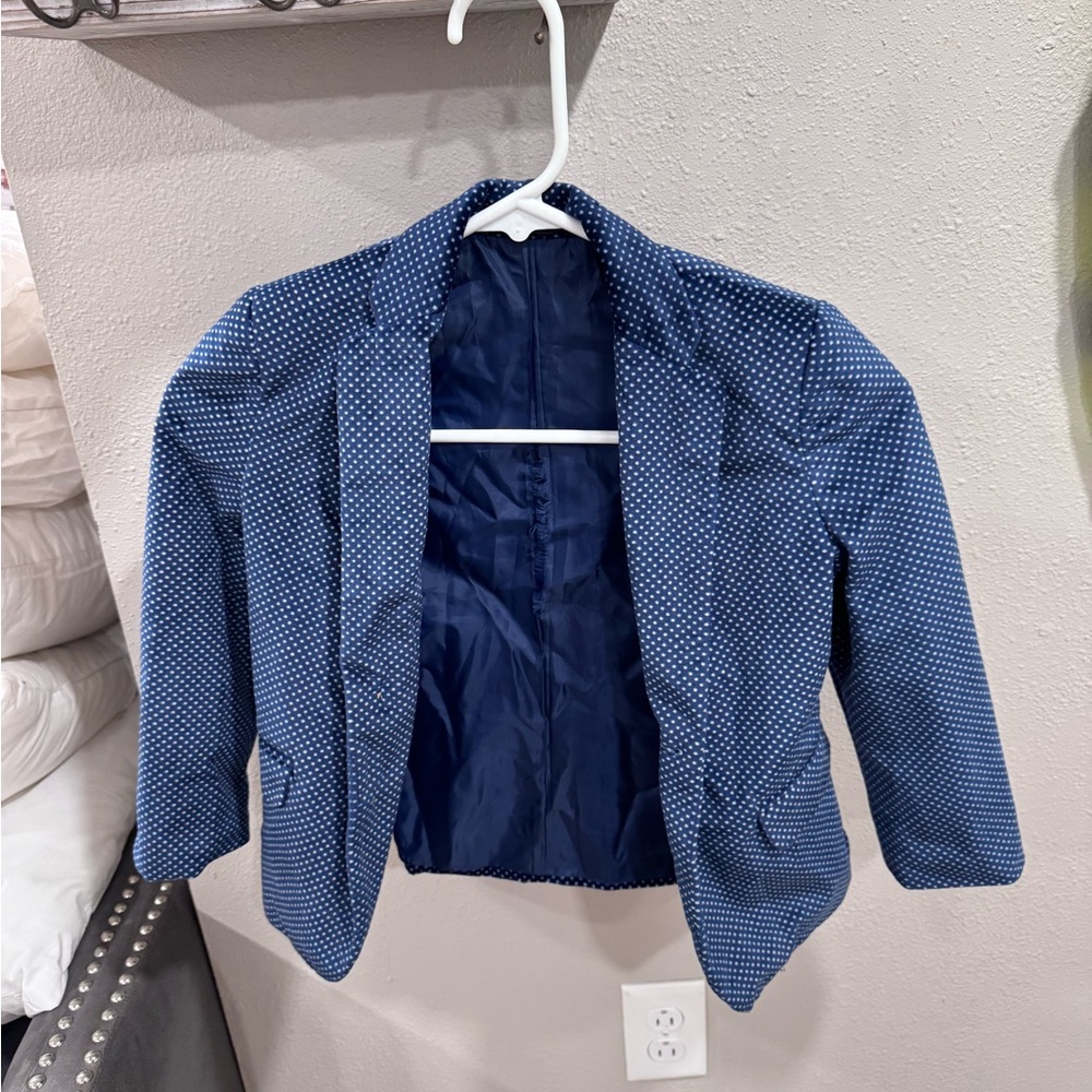 Boys Nautica Polka Dot Blue Jacket